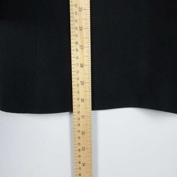 Jones New York Women's Wool Blend Blazer VTG Business Minimalist 16 Black 702 - Picture 10 of 11